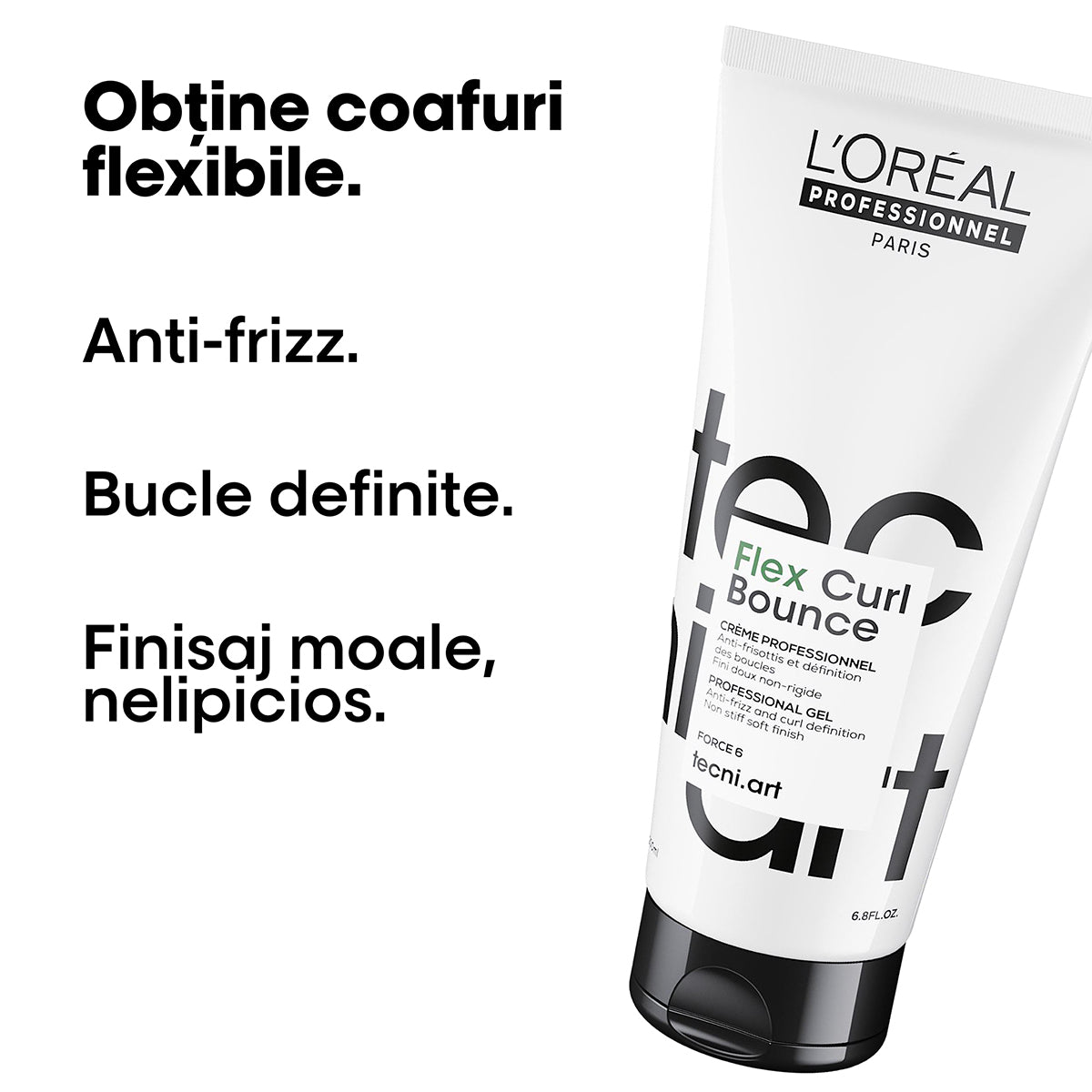 L’Oréal Professionnel Tecni.Art Curl Bounce – Cremă profesională de styling pentru bucle elastice, anti-frizz & anti-umiditate – 200ml