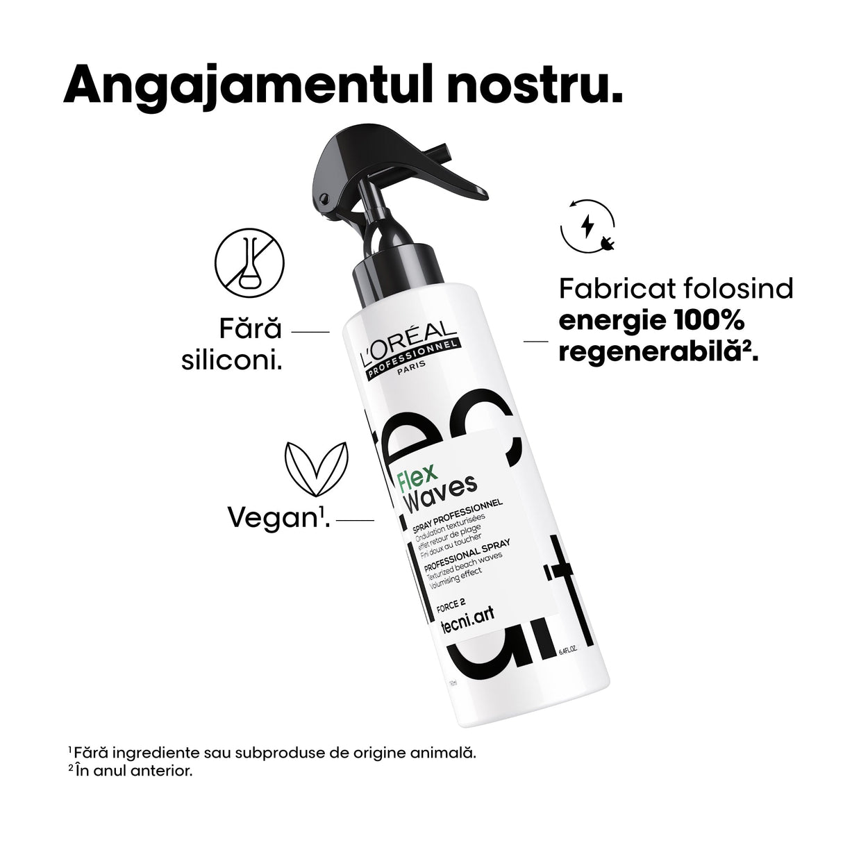 L’Oréal Professionnel Tecni.Art Flex Waves – Spray Profesional de Styling pentru Bucle Texturate și Volum Natural, 190ml