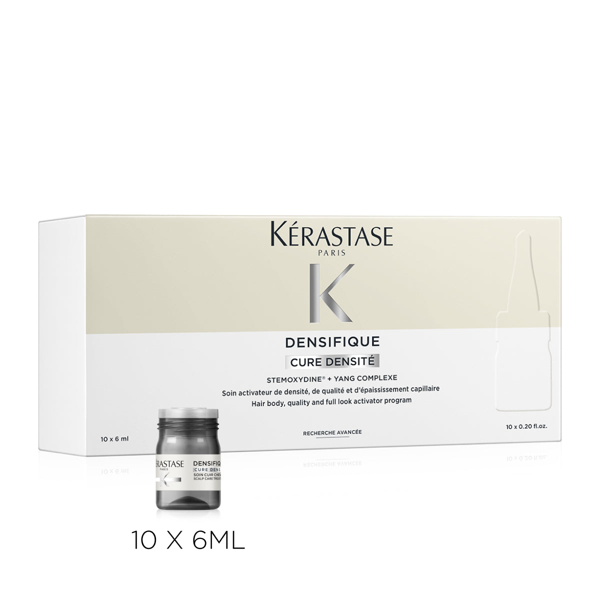 Kérastase Densifique Cure Densité – Tratament Activ pentru Densitatea și Calitatea Părului 10x6ml