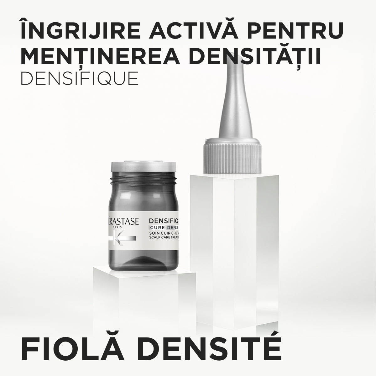 Kérastase Densifique Cure Densité – Tratament Intensiv pentru Densitate și Textură Vizibil Îmbunătățite (42 x 6ml)