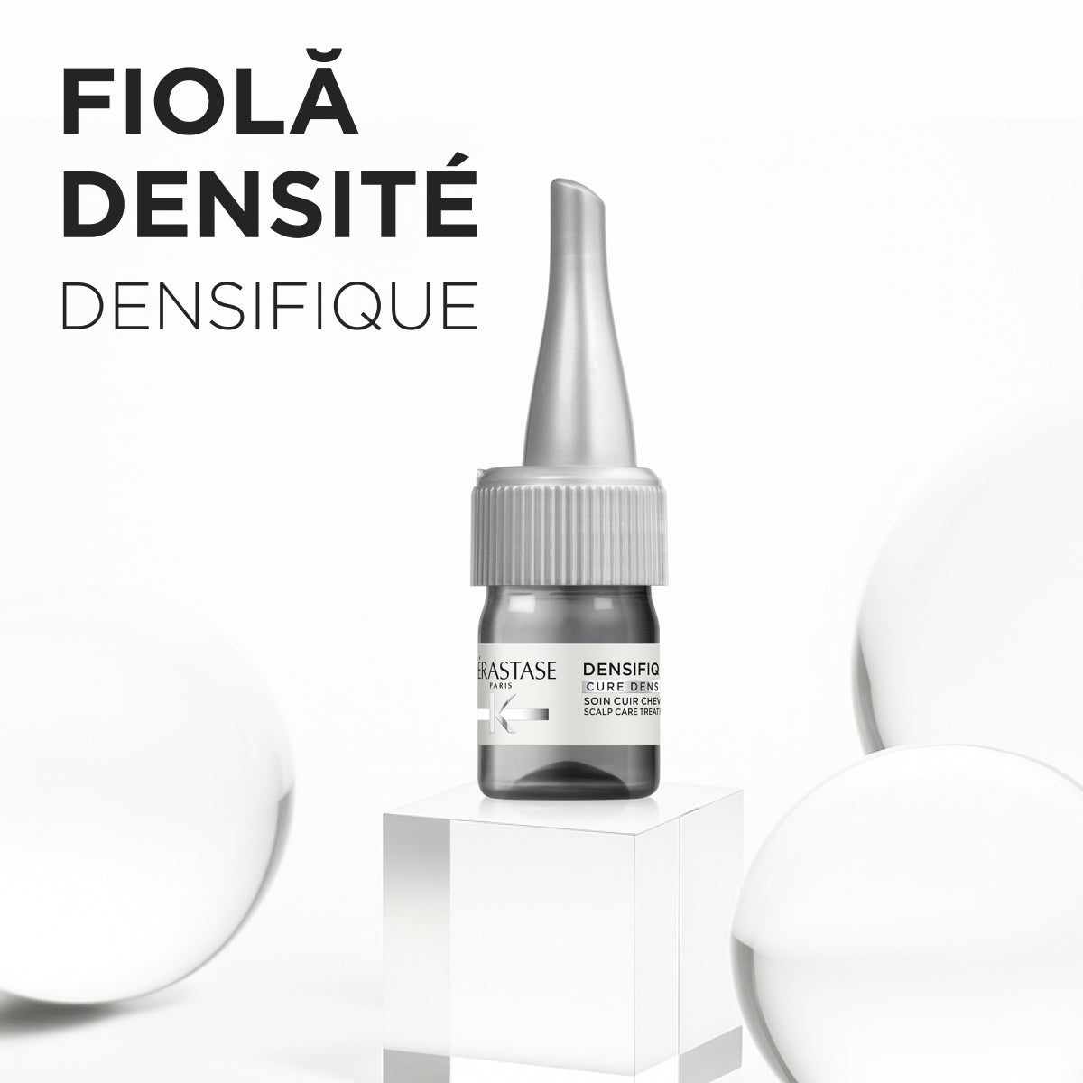 Kérastase Densifique Cure Densité – Tratament Intensiv pentru Densitate și Textură Vizibil Îmbunătățite (42 x 6ml)