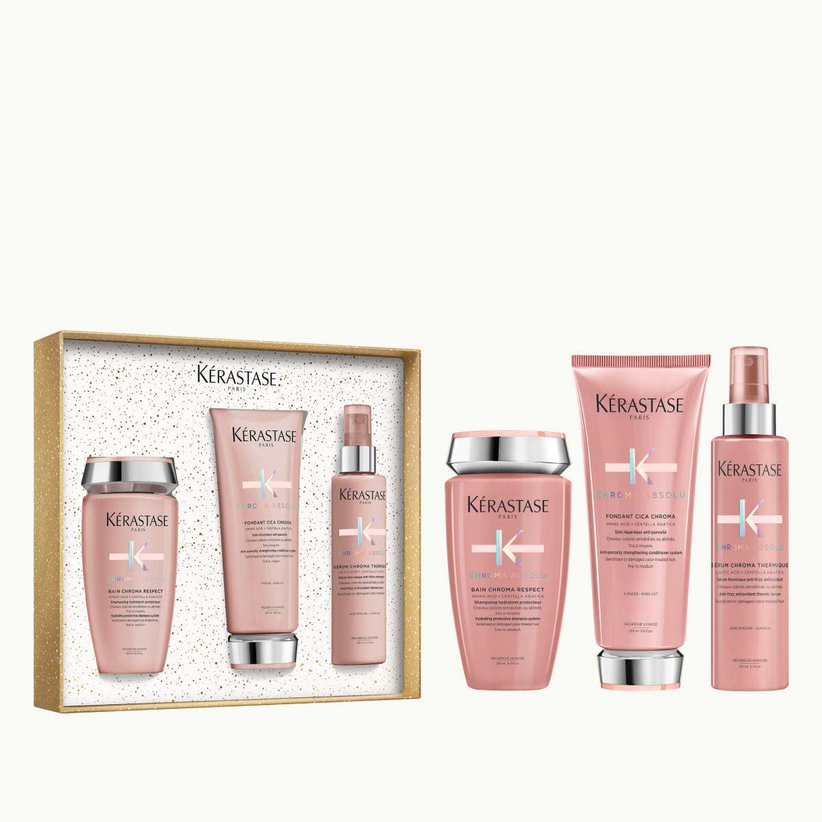 Kérastase Chroma Absolu Set Holidays 2025 – Răsfăț suprem pentru părul vopsit și sensibil