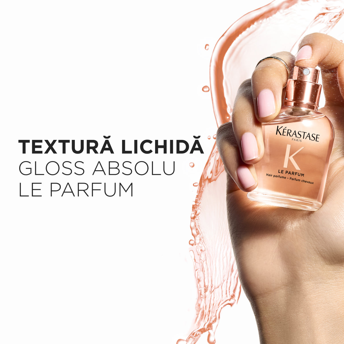 Kérastase Gloss Absolu Le Parfum – Parfum de păr rafinat, cu note florale și citrice – 30 ml