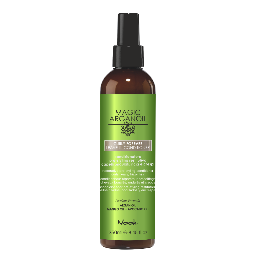 Nook Magic ArganOil Curly Forever Leave-In Conditioner Balsam Fără Clătire pentru Păr Creț și Ondulat 250 ml