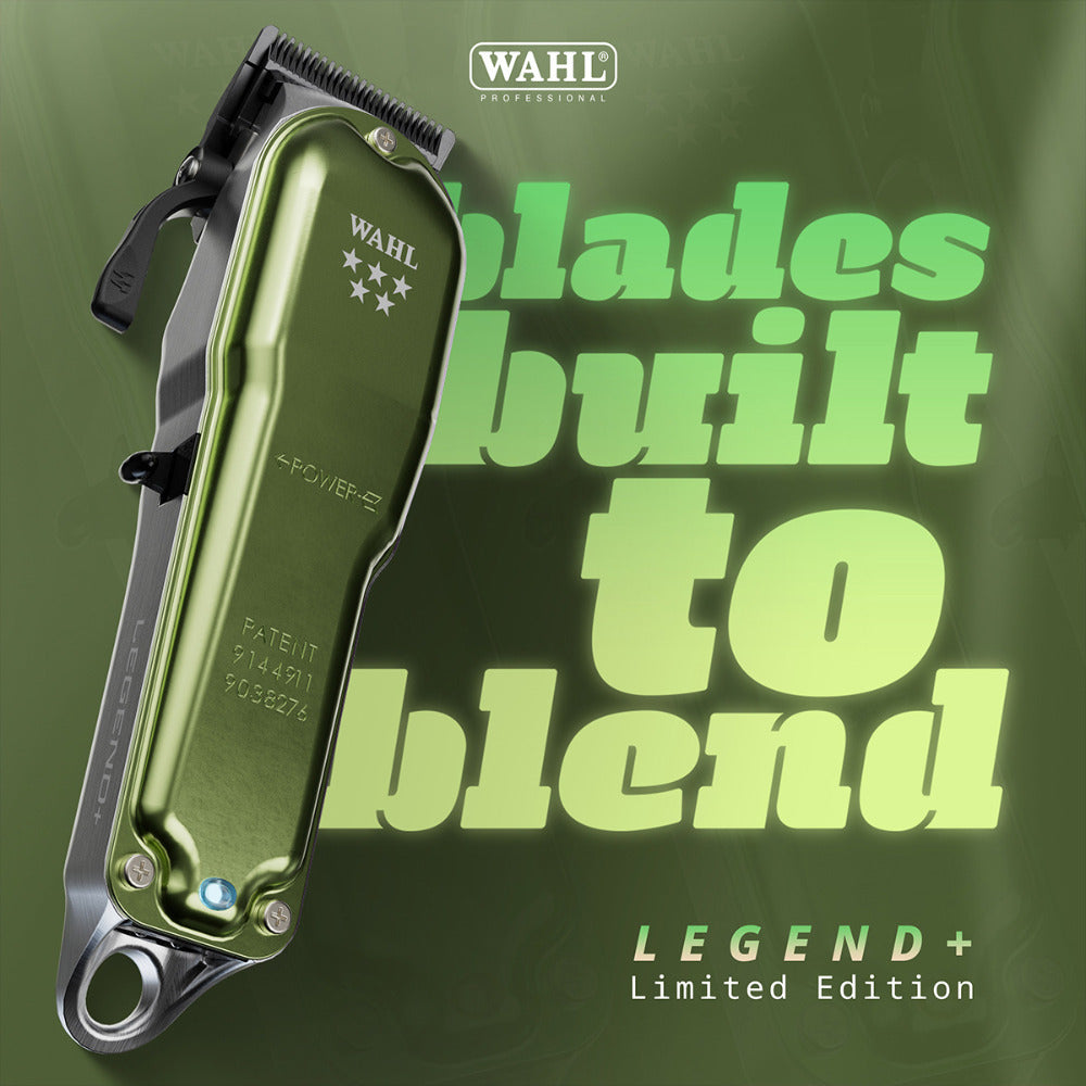 Wahl Legend+ Olive Green Ediție Limitată – Mașină de tuns profesională Verde Măsliniu