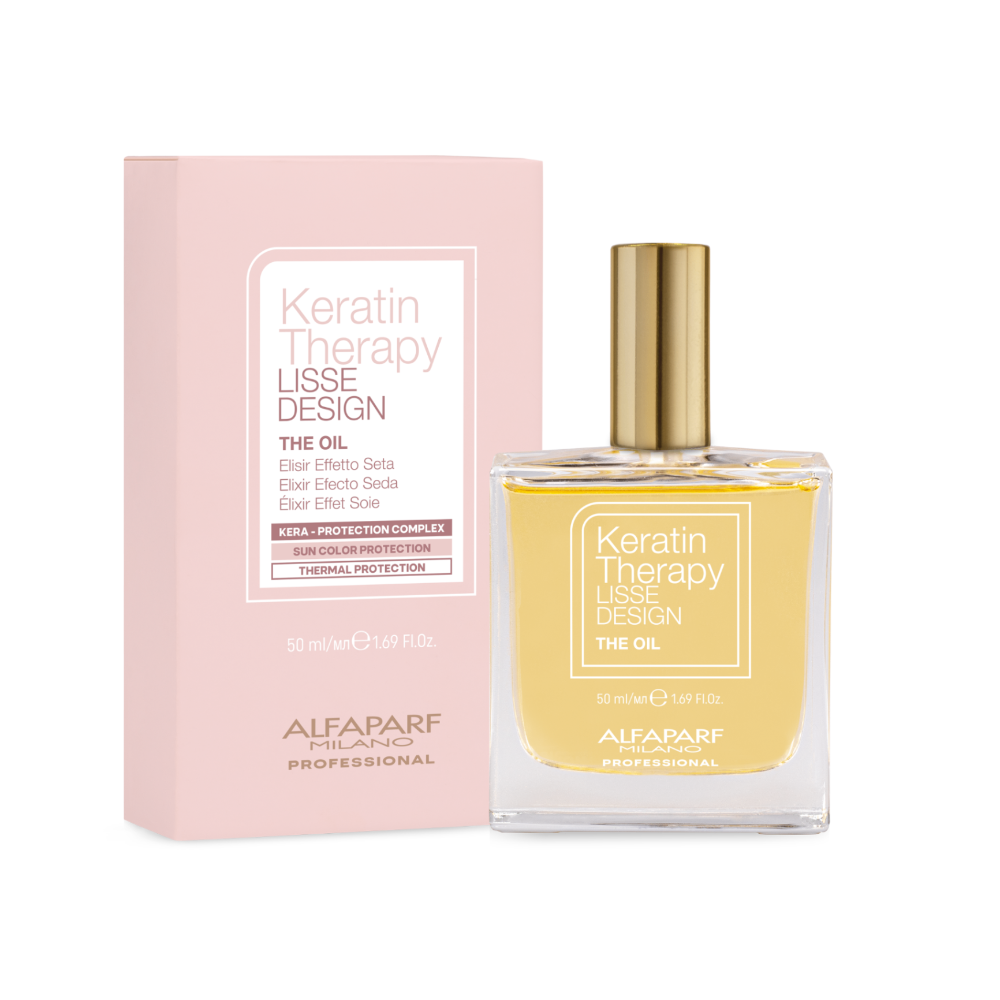 Alfaparf Milano Keratin Therapy Lisse Design The Oil 50ml – Ulei Elixir cu Keratină pentru Netezire