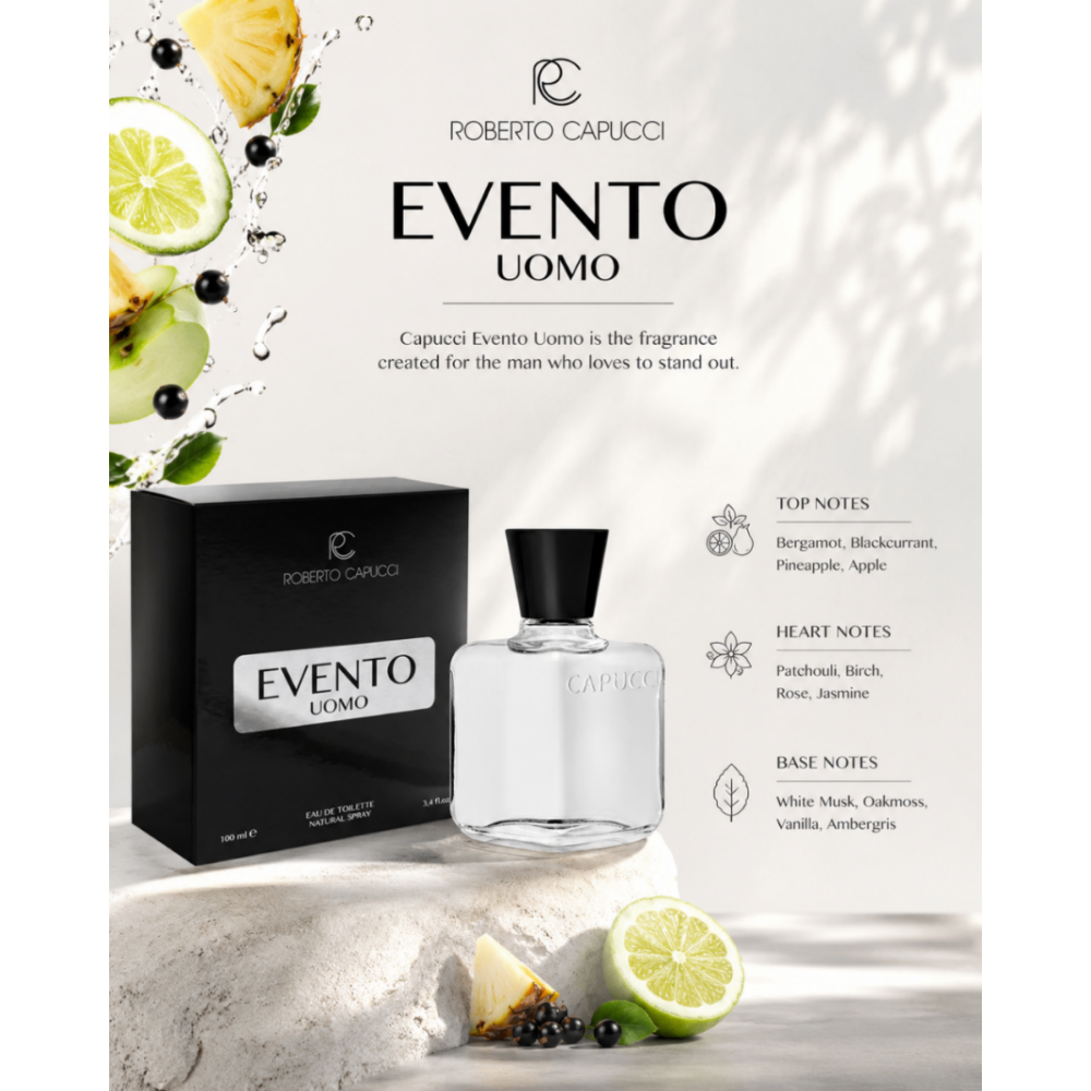 Capucci Evento Uomo Parfum pentru Bărbați EDT 100ml