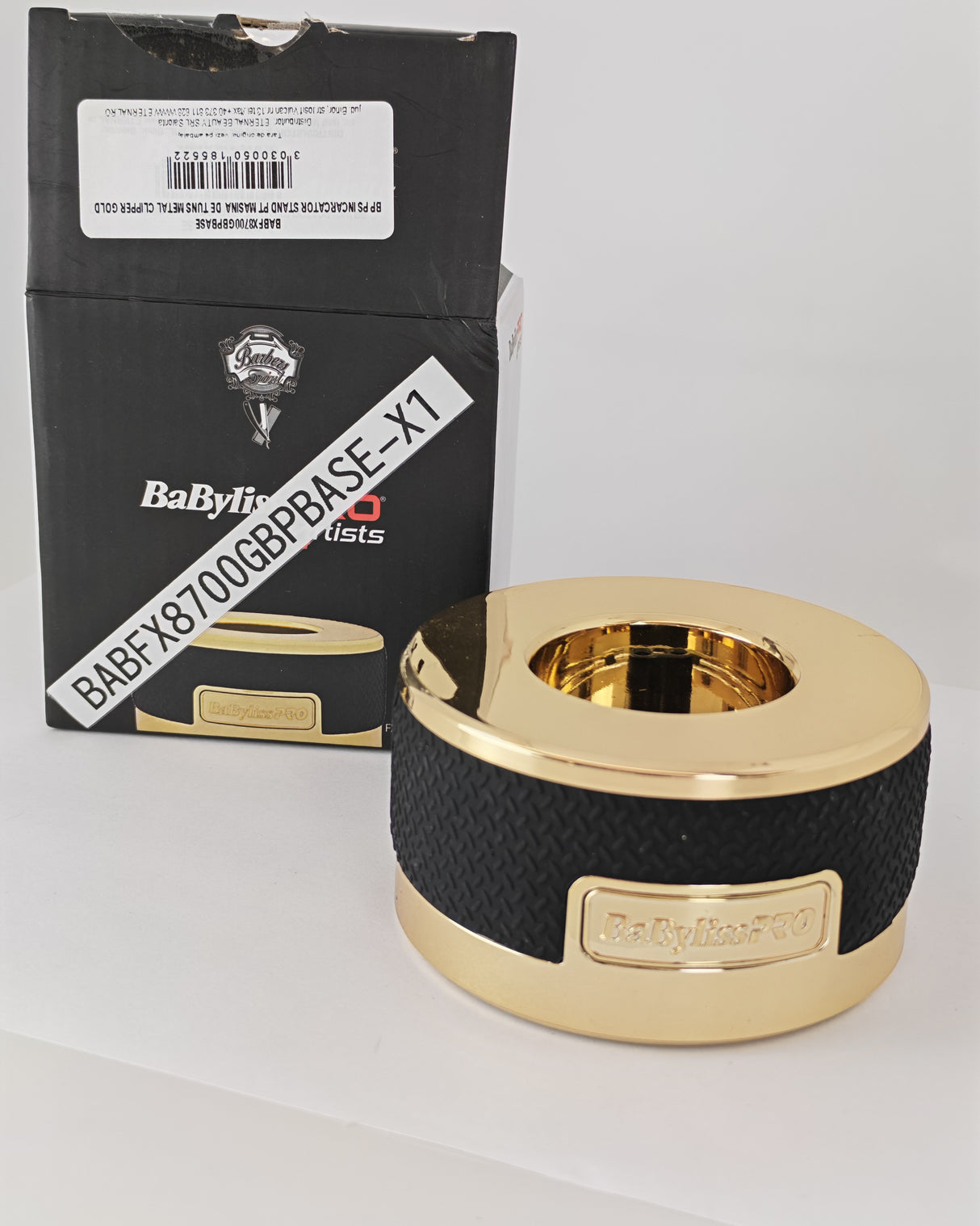 Babyliss Pro Stand de Încărcare pentru Aparatul de Tuns Metal Clipper Gold RESIGILAT