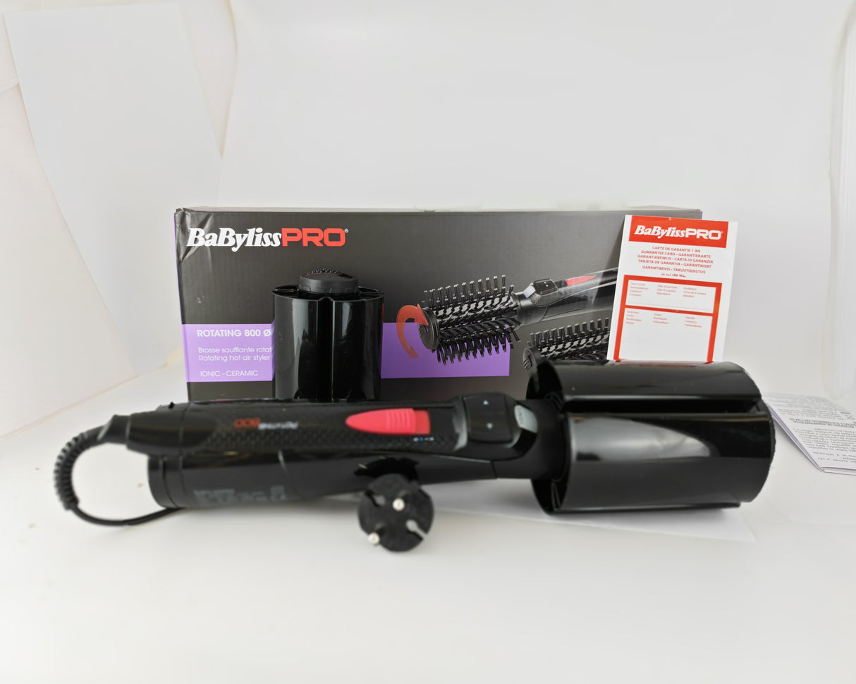 Perie Electrică Rotativă Profesională BabylissPro Rotating 800, Cu 2 Perii dimensiuni 40mm / 50mm CU AMBALAJ RESIGILAT