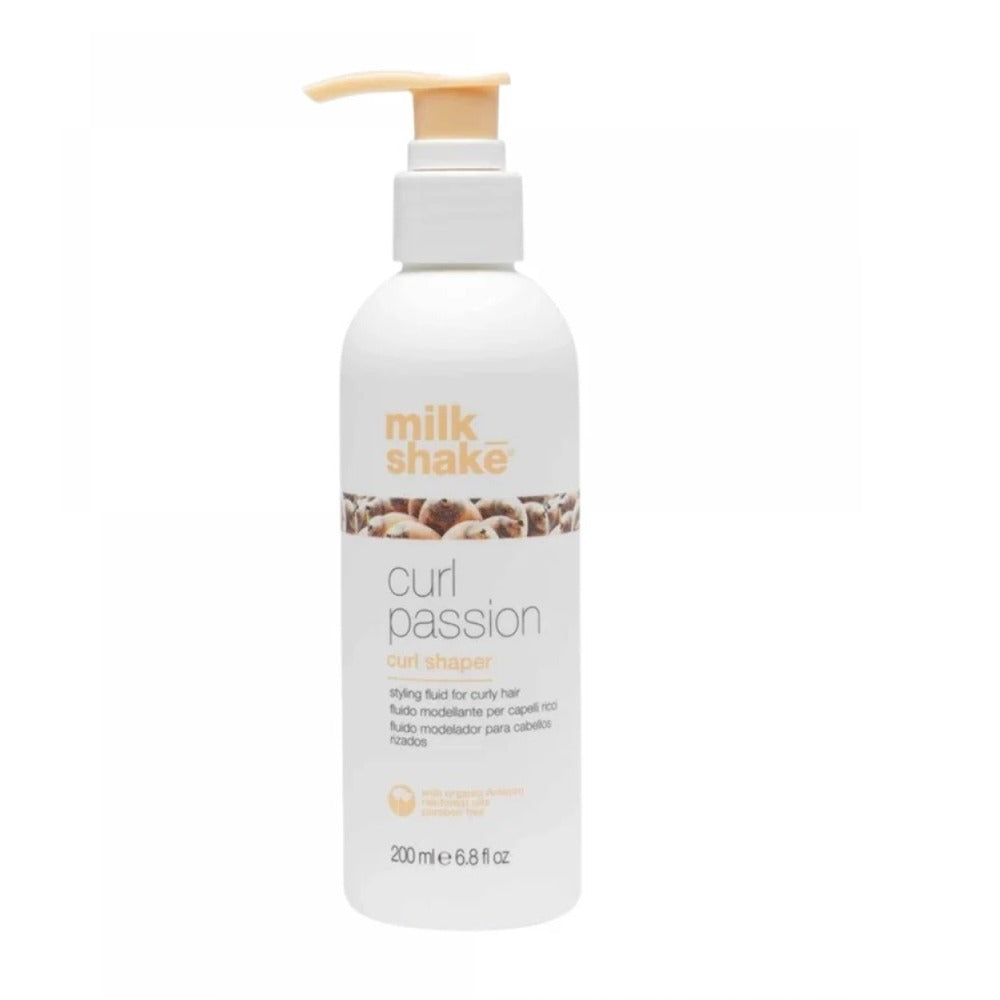 Milk Shake Curl Passion Curl Shaper 200ml – Cremă Profesională pentru Definirea Buclelor, Control Anti-Frizz și Hidratare pentru Păr Cret și Ondulat