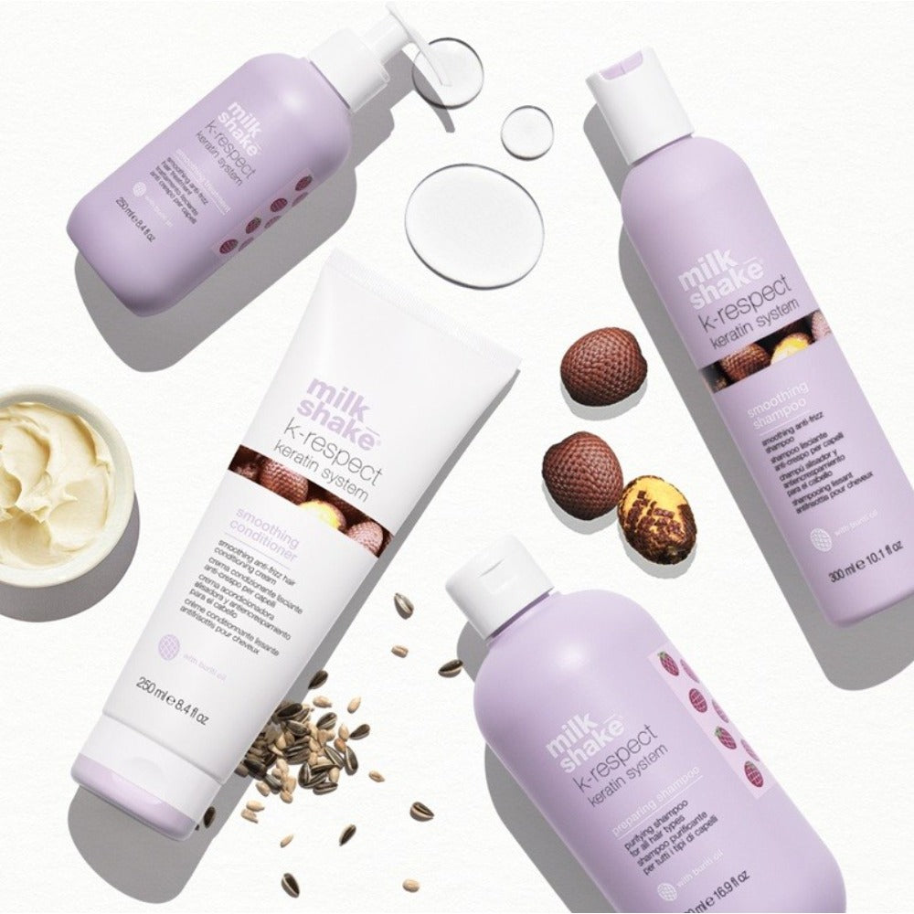 Milk Shake K-Respect Keratin System Conditioner – Balsam Profesional cu Keratină pentru Netezire, Anti-Frizz și Protecția Culorii