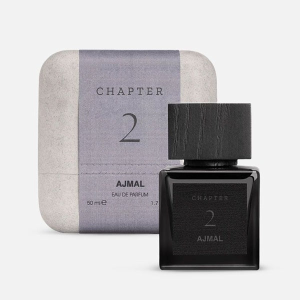 Ajmal Chapter 2 EDP Unisex 50ml – Eleganță senzorială cu ceai negru, migdale și lemn de santal