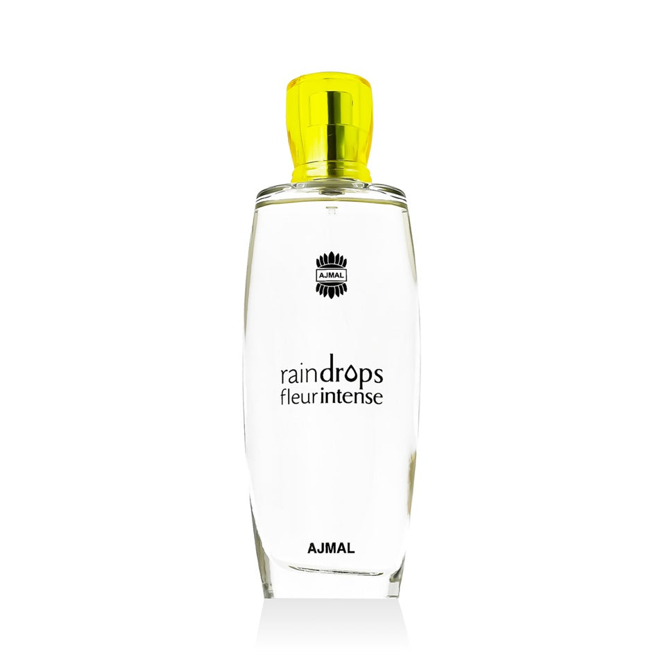 Ajmal Raindrops Fleur Intense EDP 100ml – Parfum floral-fructat seducător, cu note catifelate de vanilie și piersică albă