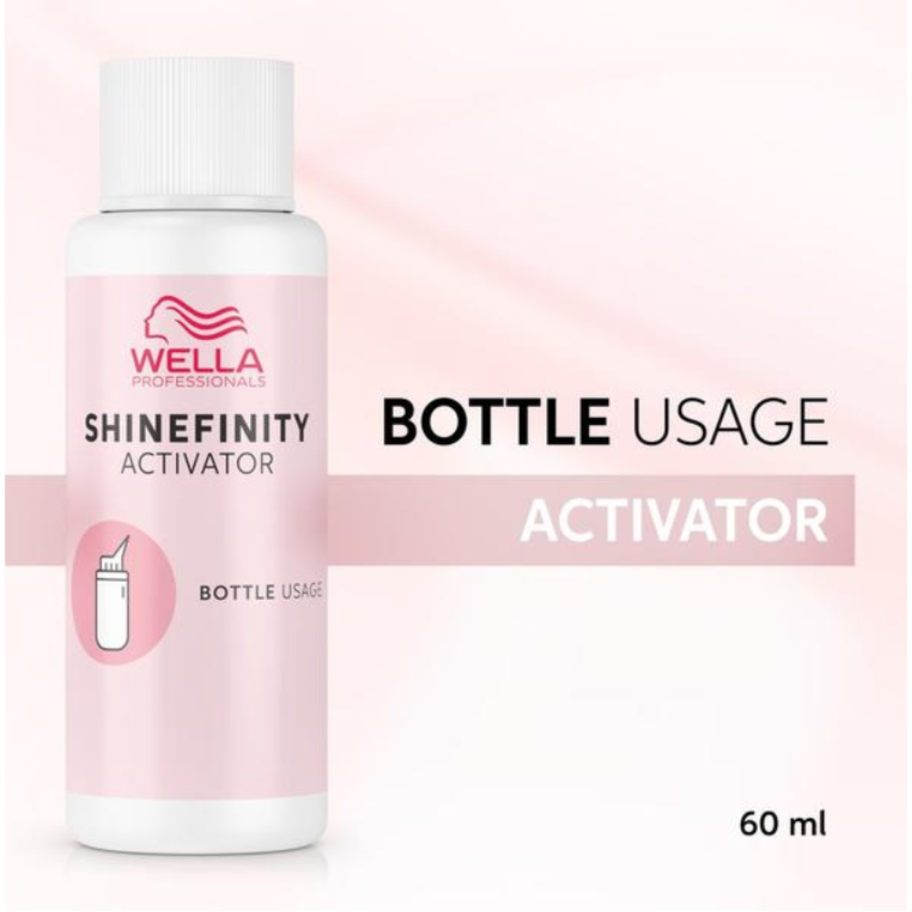 Wella Shinefinity BottleActivator 2% – Activator cu aplicator pentru vopsea demi-permanenta 60ml