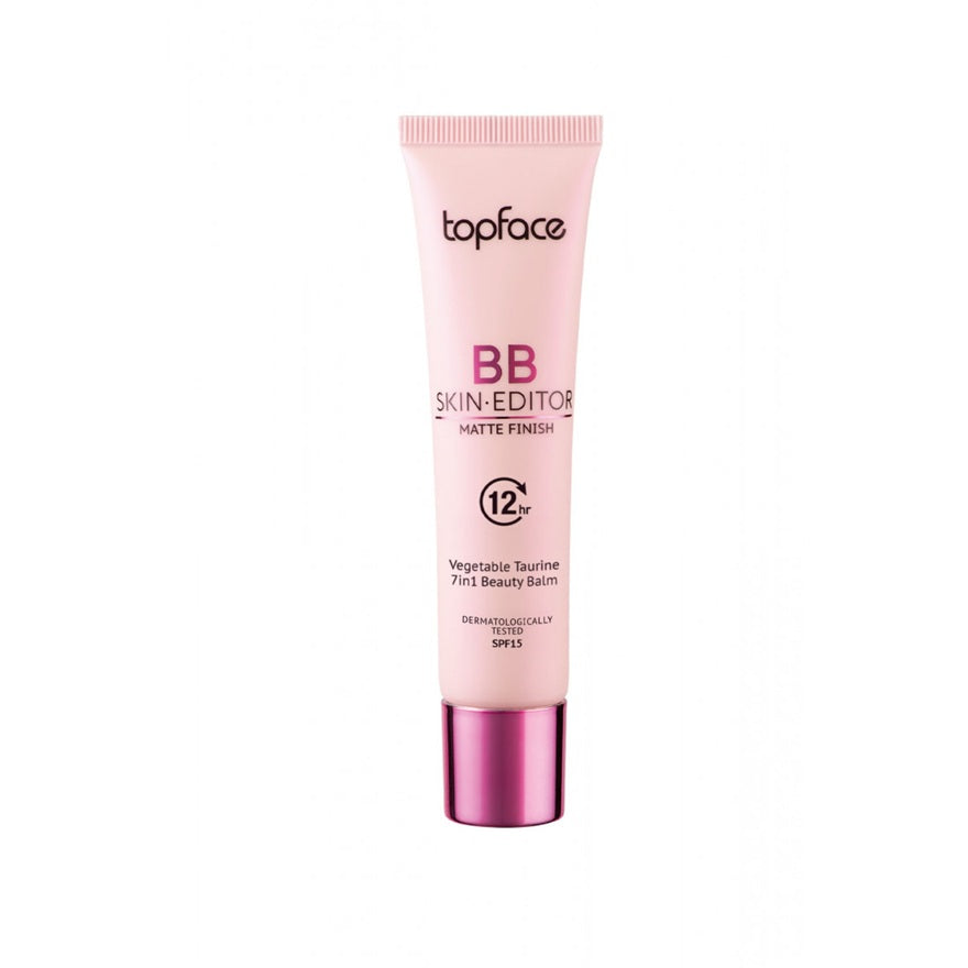 Topface BB Skin Editor Matte Finish – Balsam de Frumusețe cu Efect Matifiant și Rezistență de 12 Ore