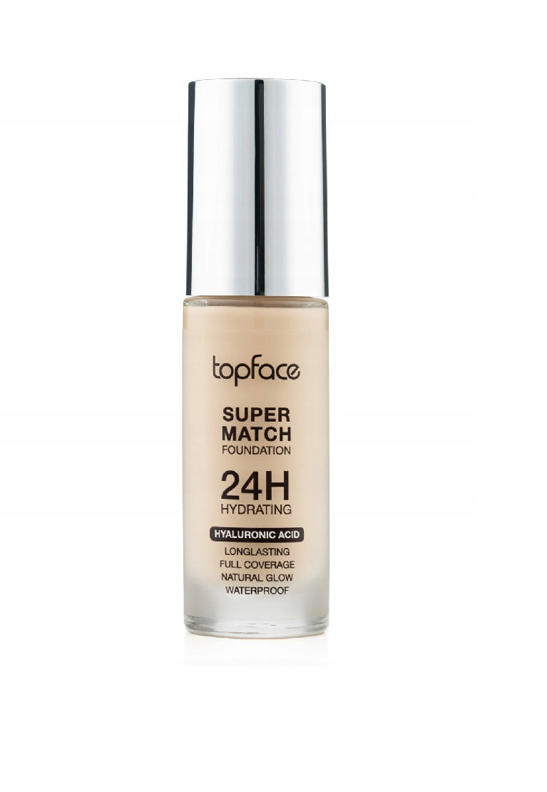 Topface Fond de Ten Super Rezistent 24H – Acoperire Perfectă, Hidratare Intensă și Look Natural de Durată