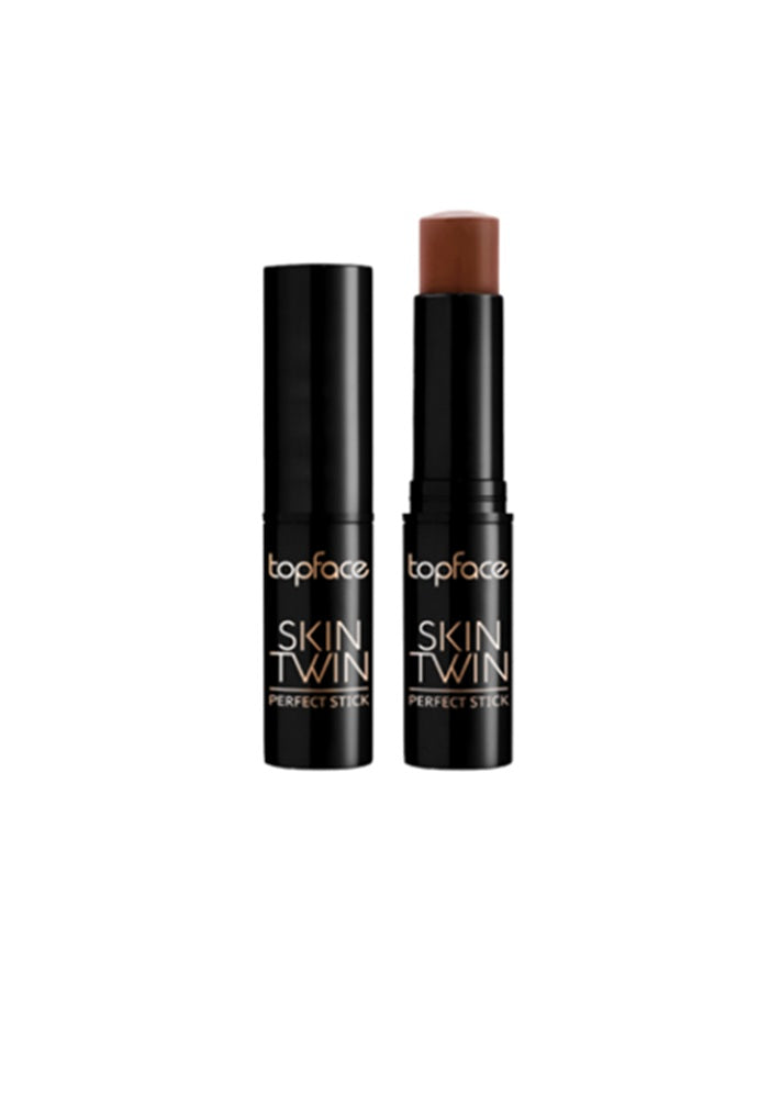 Topface Stick Contur Mat Skin Twin Perfect – Definire Profesională și Hidratare cu Ulei de Macadamia