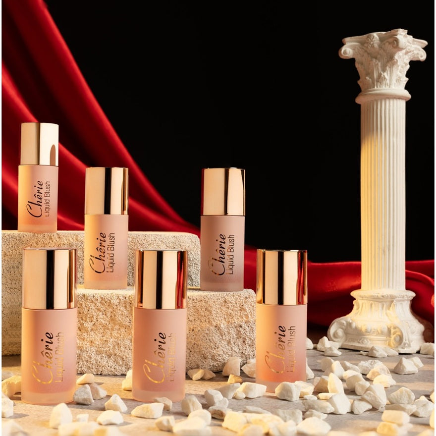 Topface Fard de Obraz Lichid Cherie – Blush cu textură lejeră, efect luminos și hidratare intensă pentru pomeți îmbujorați și naturali