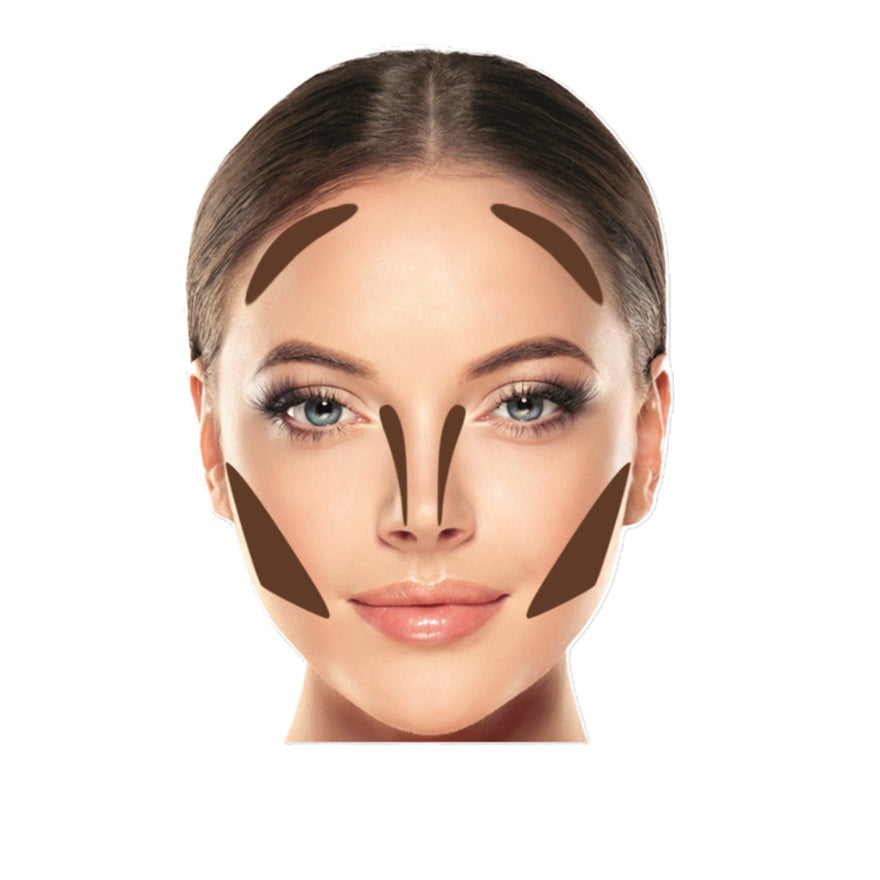 Topface Pensula Profesională pentru Contur – Sculptare și Definire Perfectă a Trăsăturilor Feței