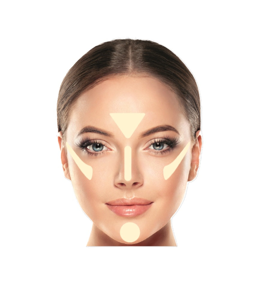 Topface Pensula Evantai – Fan Brush Profesional pentru Iluminator, Pudră și Finisaj Natural