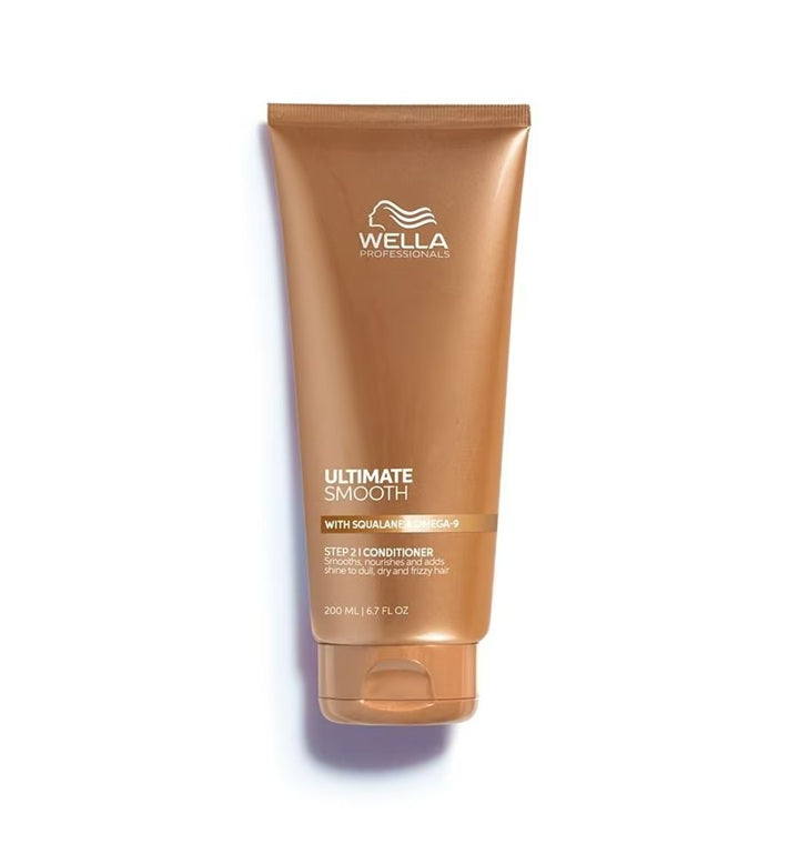 Wella Professionals Ultimate Smooth Balsam 200 ml – Hidratare Intensă și Netezire Anti-Frizz pentru Păr Uscat și Rebel