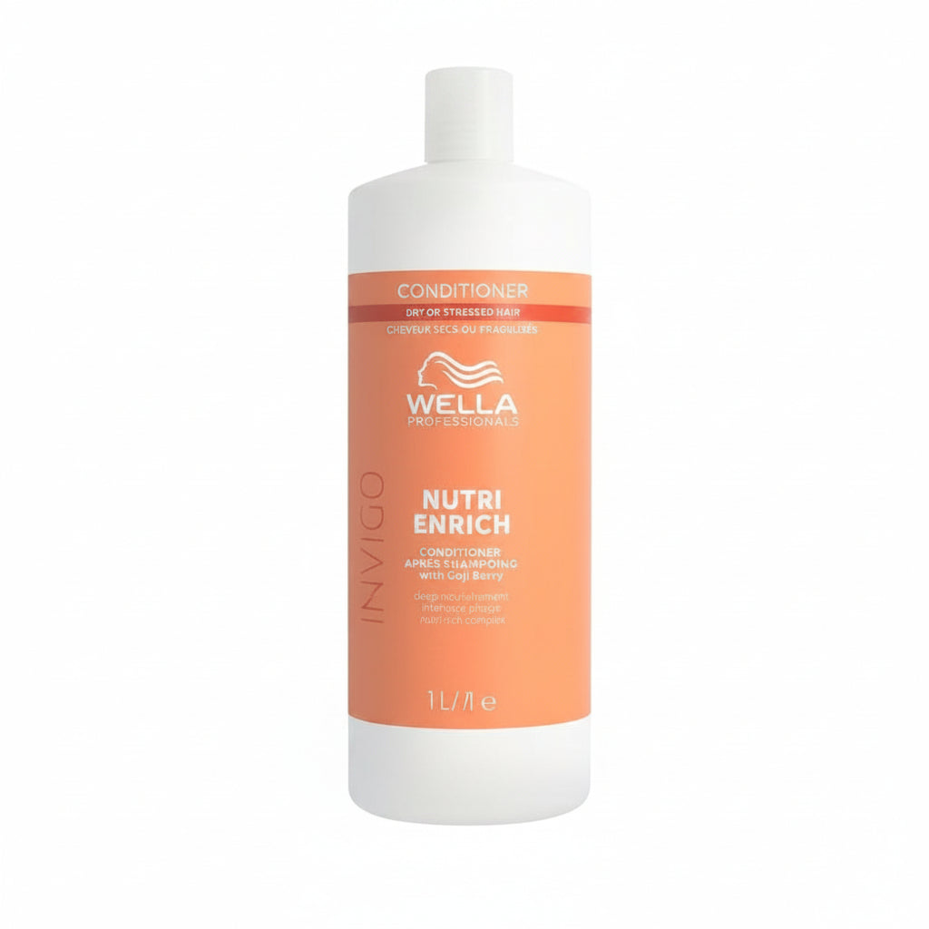 Wella Professionals Invigo Nutri Enrich Balsam 1000 ml – Super-Hydration and Regeneration for Dry and Damaged Hair