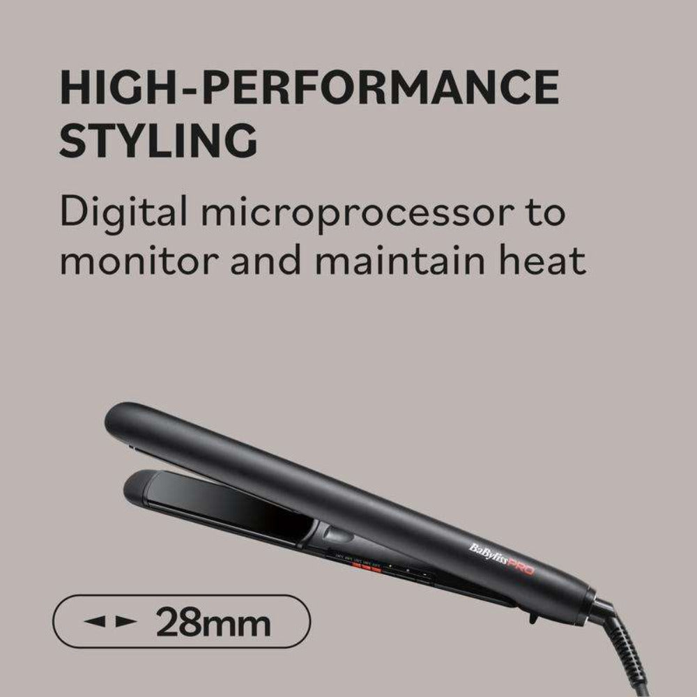 BaBylissPRO Styler placă profesională de îndreptat și ondulat părul 28mm