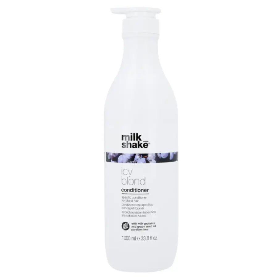 Balsam cu Pigment pentru Neutralizarea Tonurilor Galbene din Părul Blond Milk Shake Icy Blond Conditioner - 1000ml - Păr
