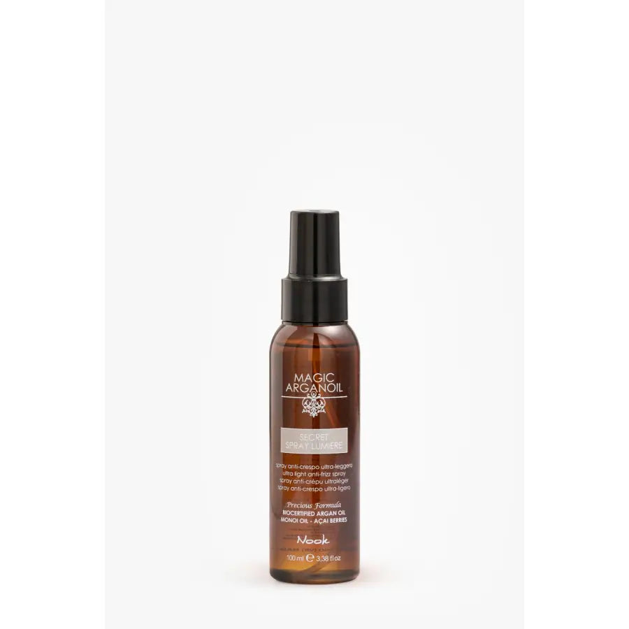 Balsam Spray Anti-Frizz pentru Păr Dificil și Greu de Aranjat Nook Magic ArganOil Spray Lumiere 100ml - 100 ml - Păr