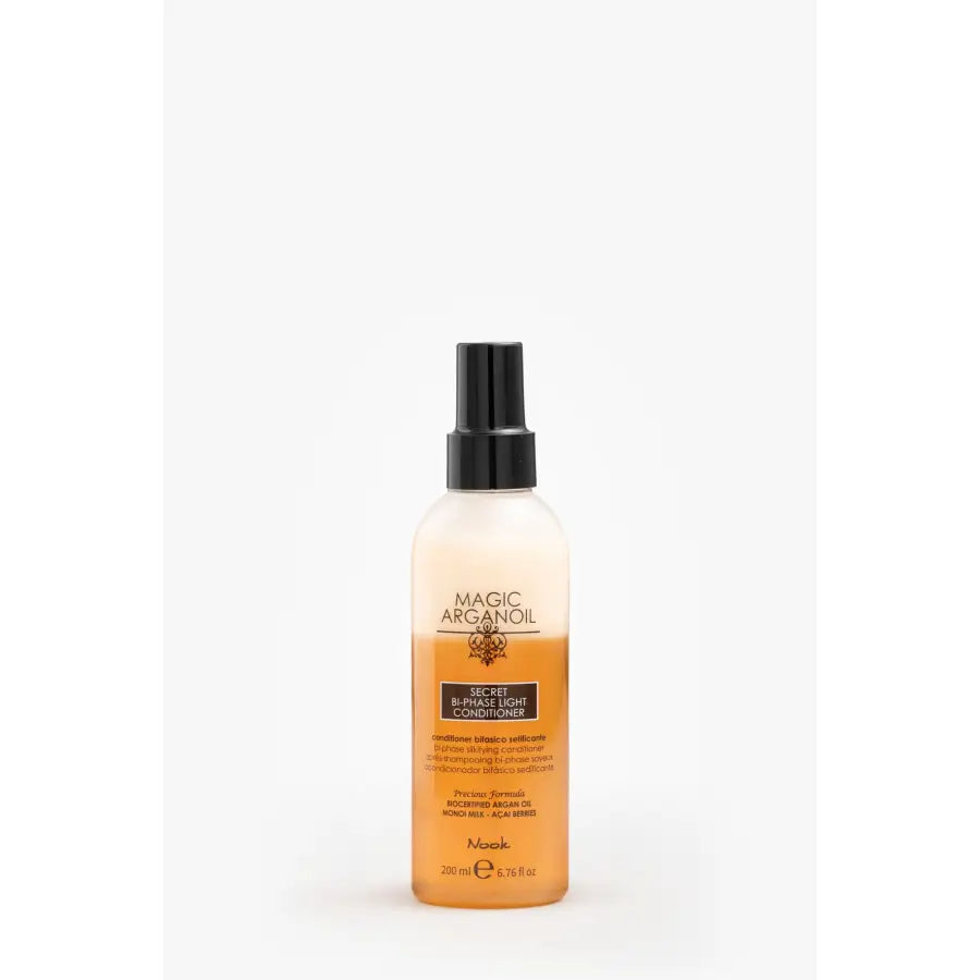 Balsam Spray Fără Clătire cu Formulă Bifazică Nook Magic ArganOil Bi-phase Light Conditioner 200ml - 200 ml - Păr