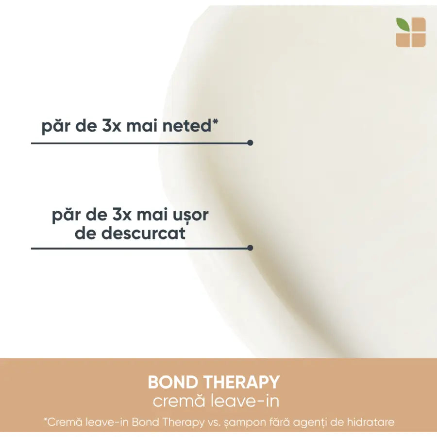 Crema Leave-In Biolage Bond Therapy – Reparare și Protecție pentru Părul Deteriorat 150ml - Păr