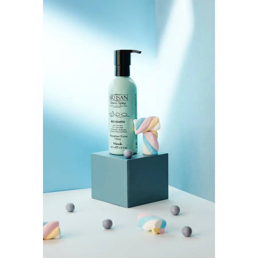 Cremă pentru Bucle cu Efect Fixator și Filtru UV Nook Aristan Riccioletto 200ml - 200 ml - Păr