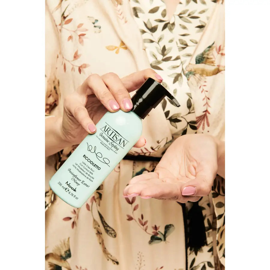 Cremă pentru Bucle cu Efect Fixator și Filtru UV Nook Aristan Riccioletto 200ml - 200 ml - Păr