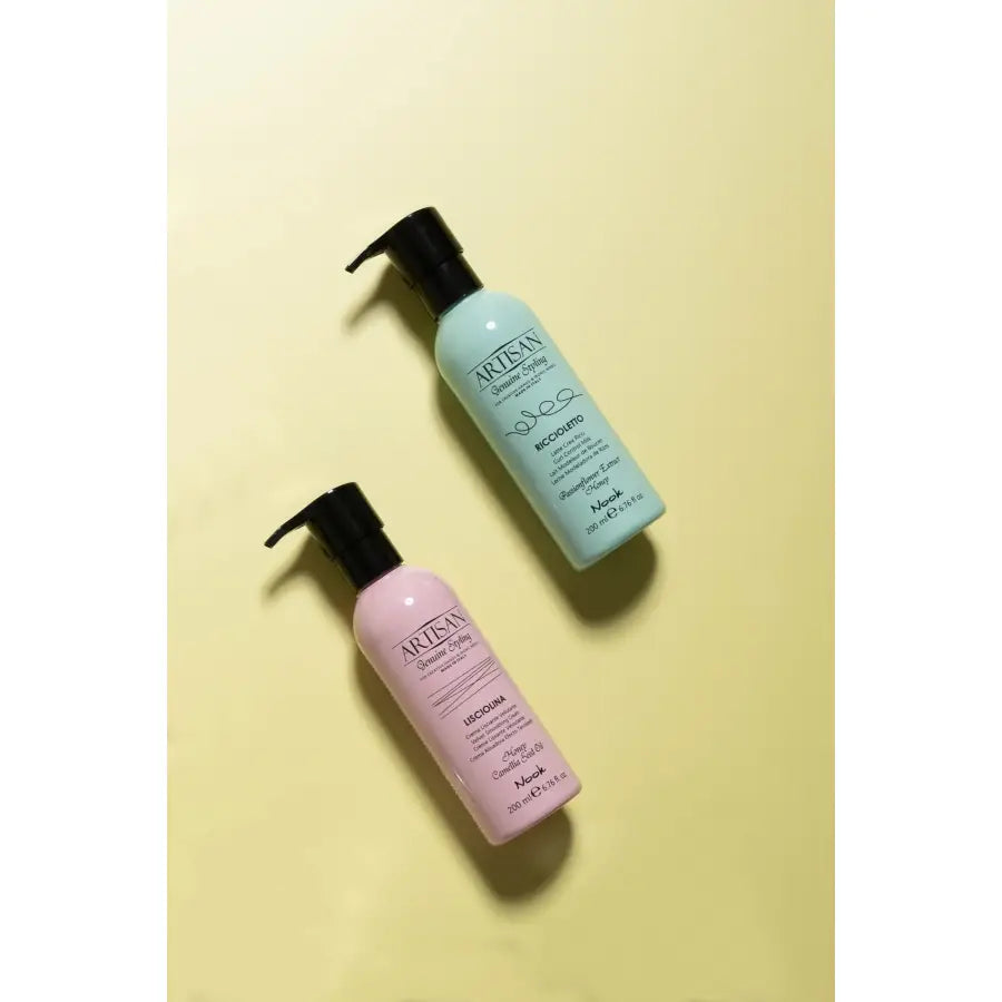 Cremă pentru Styling cu Protecție Termică și Efect Anti-Frizz Nook Artisan Lisciolina 200ml - 200 ml - Păr