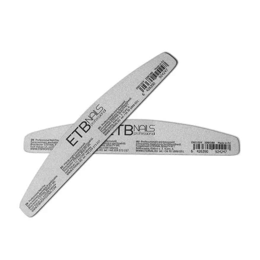 ETB Nails Pila semiluna argintiu