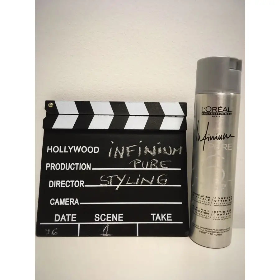 Fixativ Profesional L’Oréal Professionnel Infinium Pure Extra Strong 300ml– Fixare Extra-Puternică Ultra-Uscată Fără
