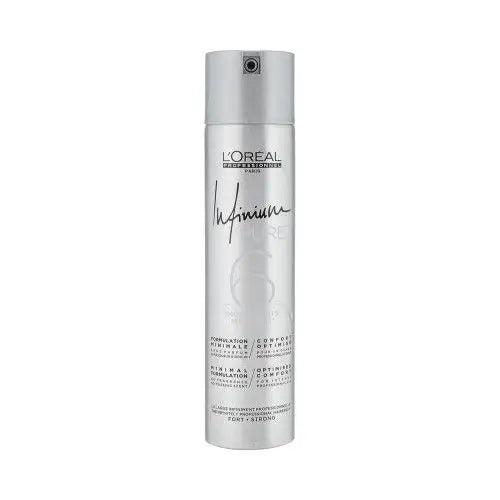 Fixativ Profesional L’Oréal Professionnel Infinium Pure Extra Strong 300ml– Fixare Extra-Puternică Ultra-Uscată Fără