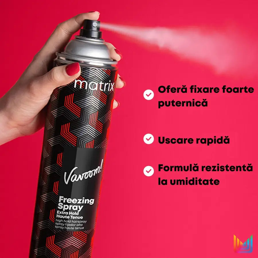 Fixativ Profesional Matrix Vavoom Extra Hold – Fixare Foarte Puternică Volum și Protecție UV 500ml - Păr
