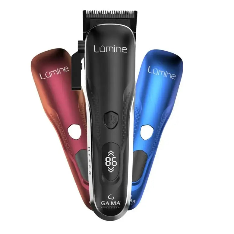 GA.MA Lumine Hyper Digital Mașină de Tuns Profesională – Motor Brushless Lame DLC 2 Viteze Autonomie 180 min Afișaj