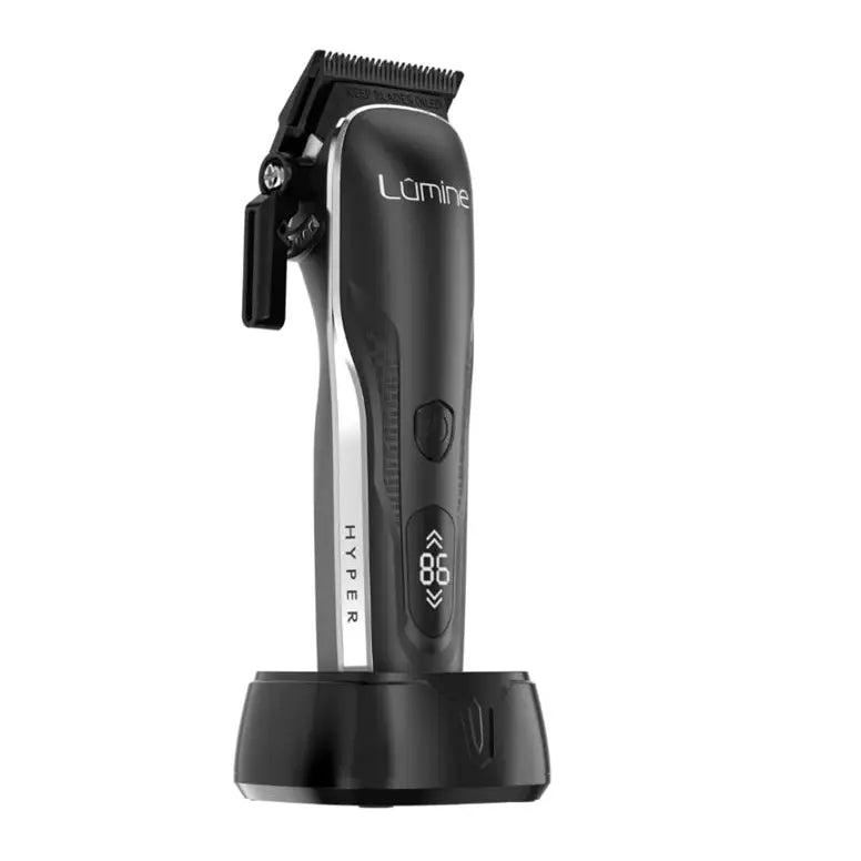 GA.MA Lumine Hyper Digital Mașină de Tuns Profesională – Motor Brushless Lame DLC 2 Viteze Autonomie 180 min Afișaj