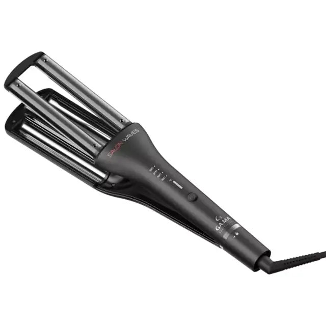 GA.MA Salon Silk Waves Placă de Ondulat cu Plăci Ceramice Temperatură Reglabilă 160–220°C Pentru Onduleuri Moi