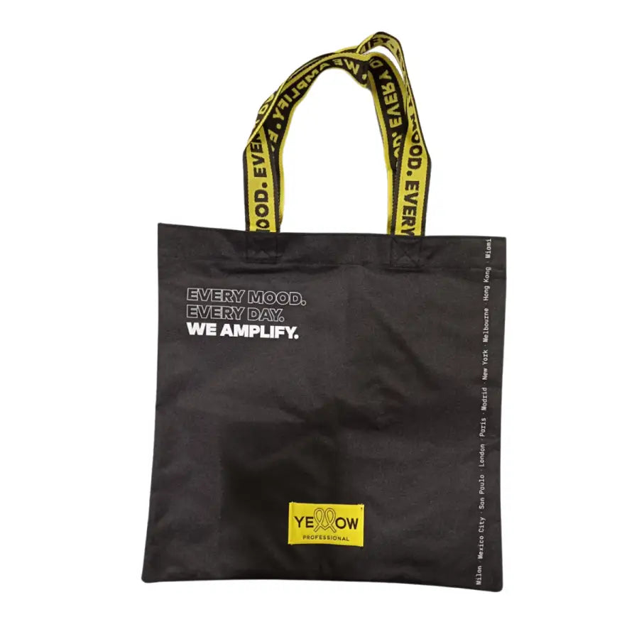 Geantă Shopping Yellow – Sacosă Neagră Elegantă și Versatilă pentru Uz Zilnic - Păr