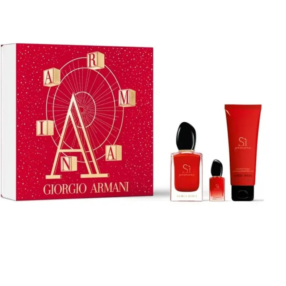 Giorgio Armani Sì Passione Set Cadou 50ml+7ml+75ml RESIGILAT