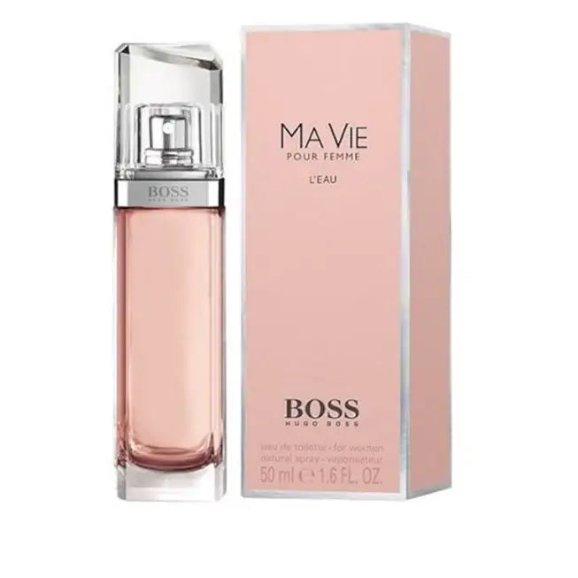 Hugo Boss Ma Vie L’Eau EDT pentru Femei 50ml – Parfum Floral-Fresh cu Note de Cactus și Trandafir Roz - Parfumuri