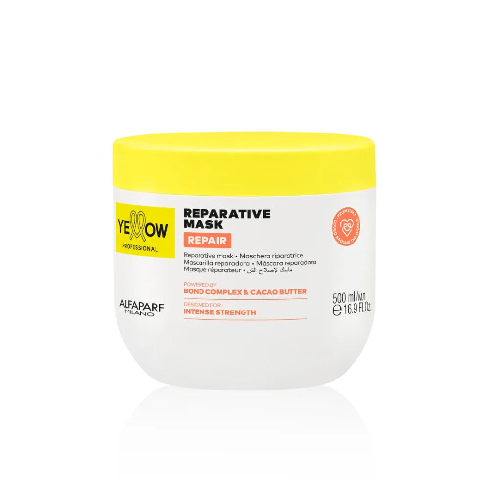 Yellow Reparative Mask – Tratament Profesional Intensiv pentru Părul Deteriorat