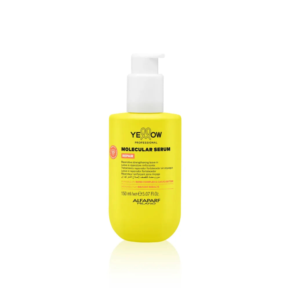 Yellow Reparative Molecular Serum – Professional Leave-In Serum for Damaged Hair, Instant Repair and Fortification