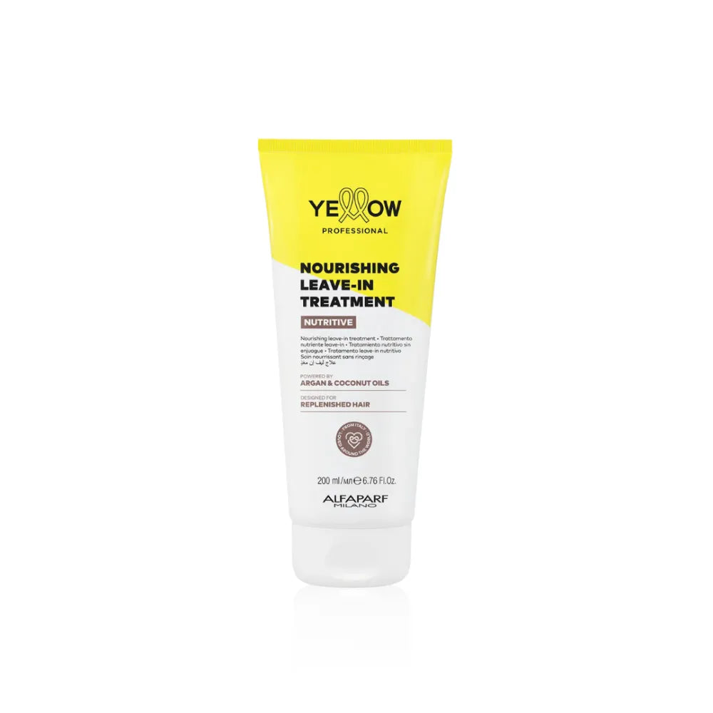 Yellow Nourishing Leave-In Treatment – Tratament Profesional Leave-In pentru Păr Uscat, Hidratare & Protecție 200ml