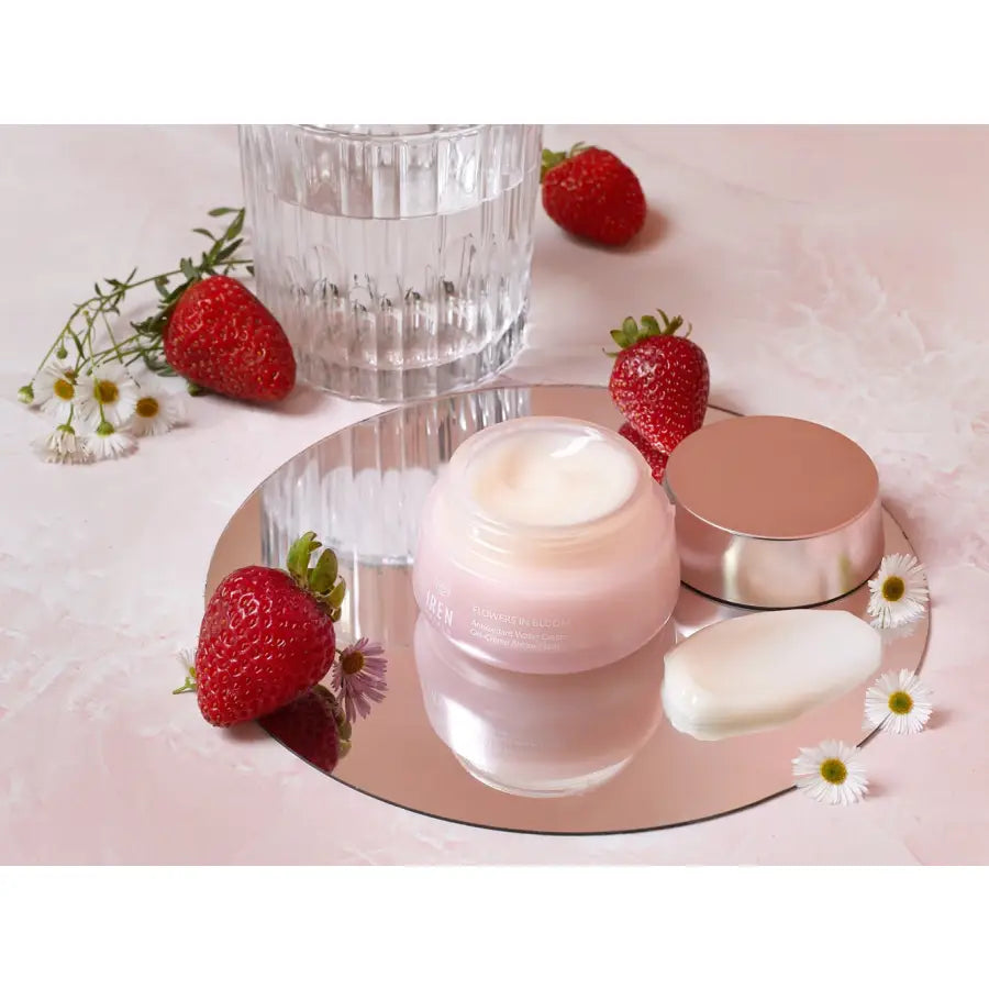 IREN Shizen FLOWERS IN BLOOM – Japanese Face Cream with Antioxidants and BIYUSEN™ Thermal Water - Explosive Hydration, Natural Radiance, and Advanced Urban Protection