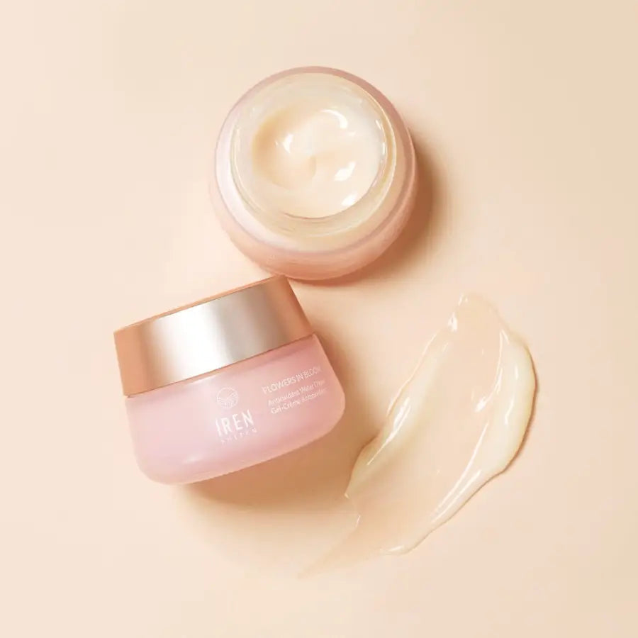 IREN Shizen FLOWERS IN BLOOM – Japanese Face Cream with Antioxidants and BIYUSEN™ Thermal Water - Explosive Hydration, Natural Radiance, and Advanced Urban Protection