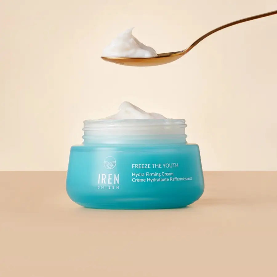 IREN Shizen Freeze the Youth – Anti-aging facial cream for deep hydration and firmness, with snow mushroom extract and Japanese BIYUSEN™ thermal water